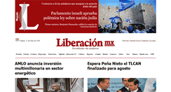 Desktop Screenshot of liberacionmx.com